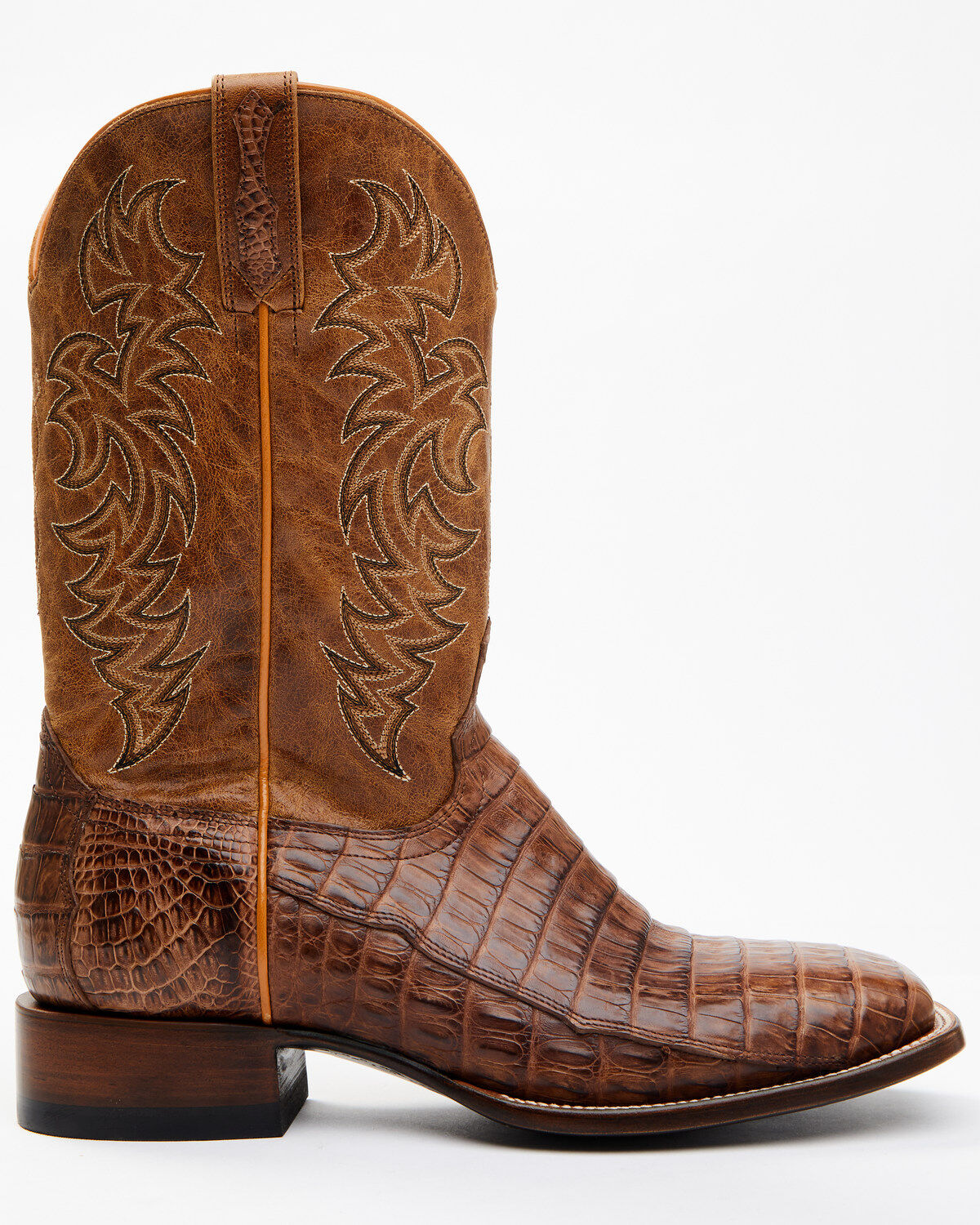 Product Name:  Cody James Men's Nuez Exotic Caiman Skin Western Boots - Broad Square Toe