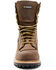 Hawx Men's 8" Waterproof Logger Boots - Steel Toe, Dark Brown, hi-res
