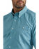 Image #2 - Wrangler Men's Classic Paisley Print Short Sleeve Button-Down Western Shirt, Blue, hi-res
