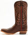 Image #3 - Justin Men's Brindle Western Boots - Square Toe, Brown, hi-res