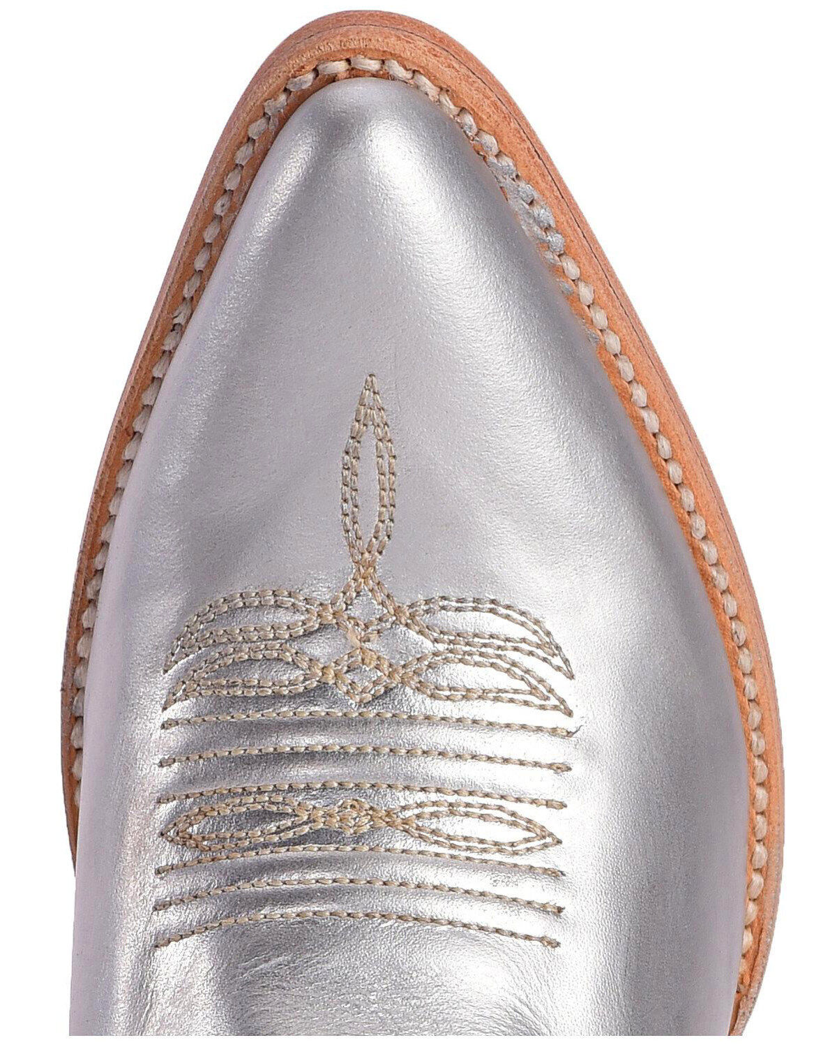 Image #6 - Corral Women's Silver Embroidered Boots - Pointed Toe, , hi-res