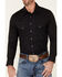 Image #3 - Rock & Roll Denim Men's Medallion Geo Print Long Sleeve Pearl Snap Western Shirt, Grey, hi-res