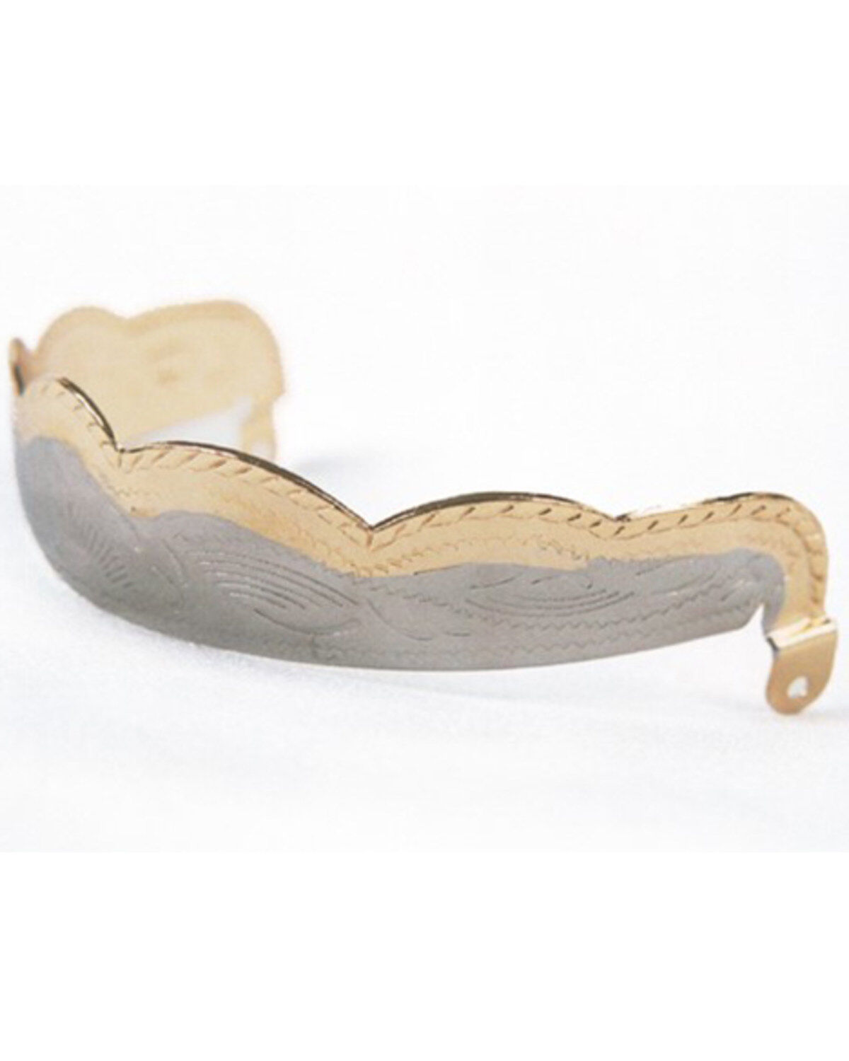 Image #1 - Almax Nickle With Gold Rope Edge Heel Rand, Gold, hi-res