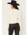 Image #4 - Rock & Roll Denim Women's Solid Long Sleeve Shirt, Natural, hi-res