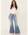 Image #1 - Shyanne Women's Midrise Super Flare Jeans, , hi-res