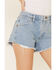Wrangler Modern Women's Denim Reworked Shorts, Blue, hi-res