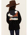 Image #4 - Hooey Girls' Scenic Print Softshell Jacket, Black, hi-res