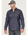 Image #1 - Cody James Men's FR Denim Mount Vernon Long Sleeve Snap Work Shirt, Indigo, hi-res
