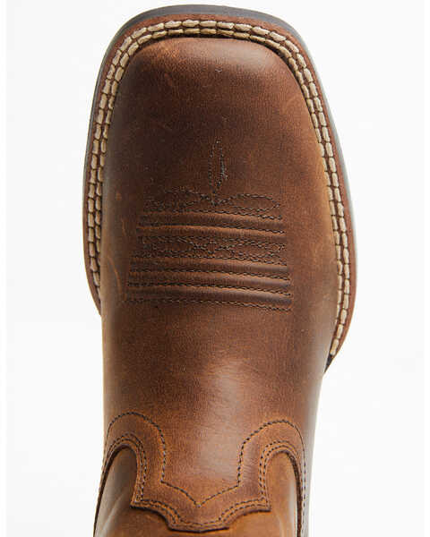 Image #6 - Ariat Boys' American Pride Western Boots - Square Toe, Brown, hi-res