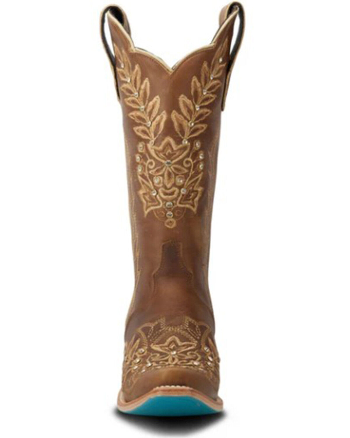 Image #4 - Lane Women's Destiny Tall Western Boots - Snip Toe, Brown, hi-res