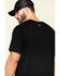 Image #5 - Hawx® Men's Pocket Crew Short Sleeve Work T-Shirt - Big, Black, hi-res