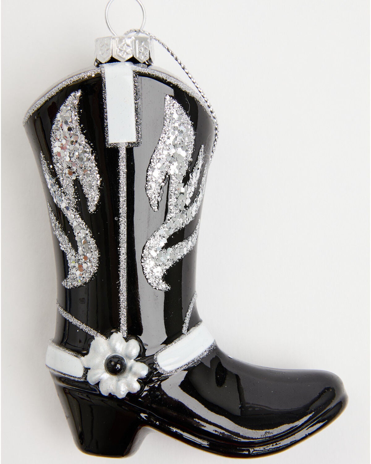 Image #5 - Boot Barn Cowboy Boots Glass Christmas Ornament Set - 4 Piece, Red/white/blue, hi-res