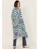 Image #4 - Revel Women's Striped Duster Cardigan, Blue, hi-res