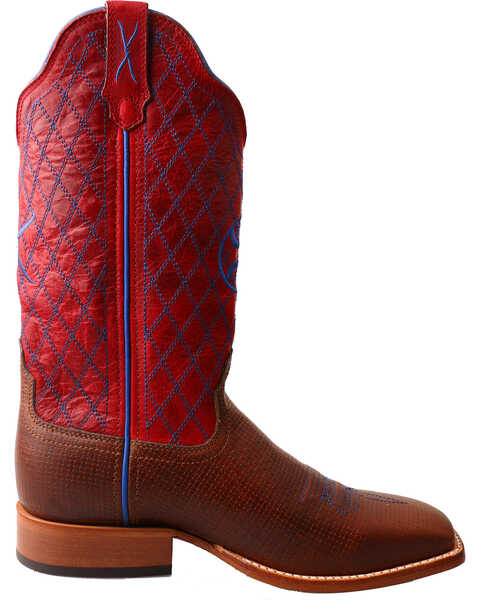 Image #2 - Twisted X Women's Hooey Diamond Stitch Cowgirl Boots - Square Toe, , hi-res