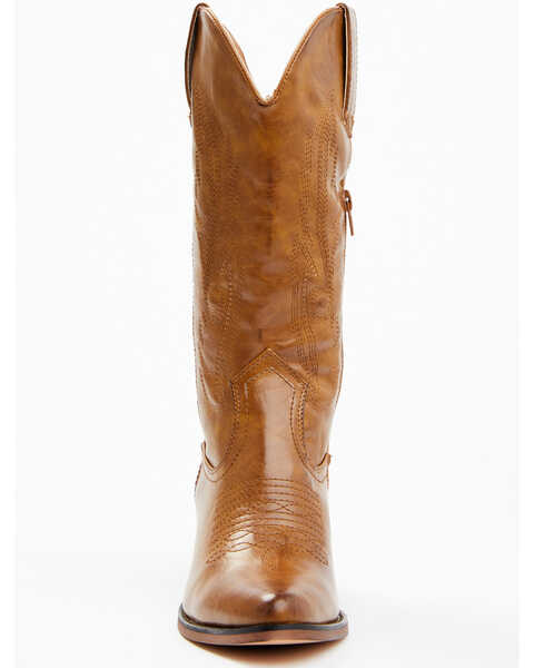 Image #4 - Roper Women's Nettie Western Boots - Medium Toe, Tan, hi-res