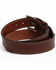 Hawx Men's Double-Stitched Work Belt, Brown, hi-res
