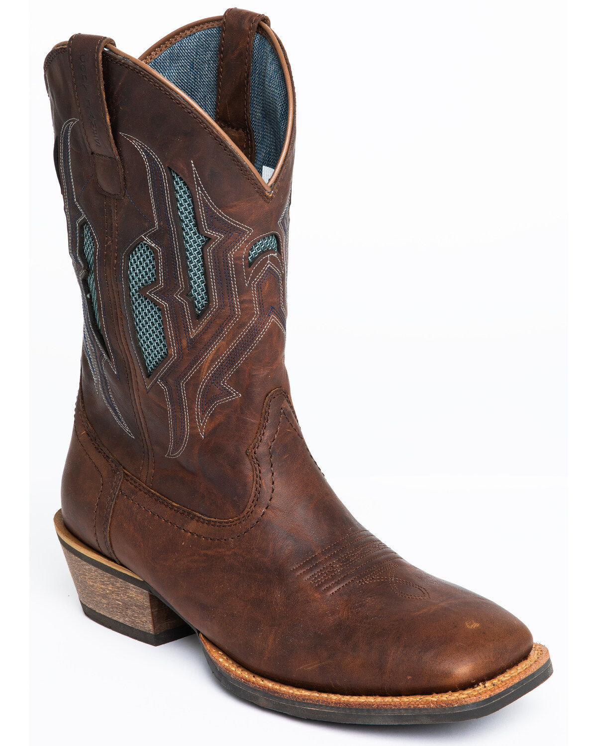 Image #1 - Cody James Men's Durance Brass Brown Western Boots - Wide Square Toe, , hi-res