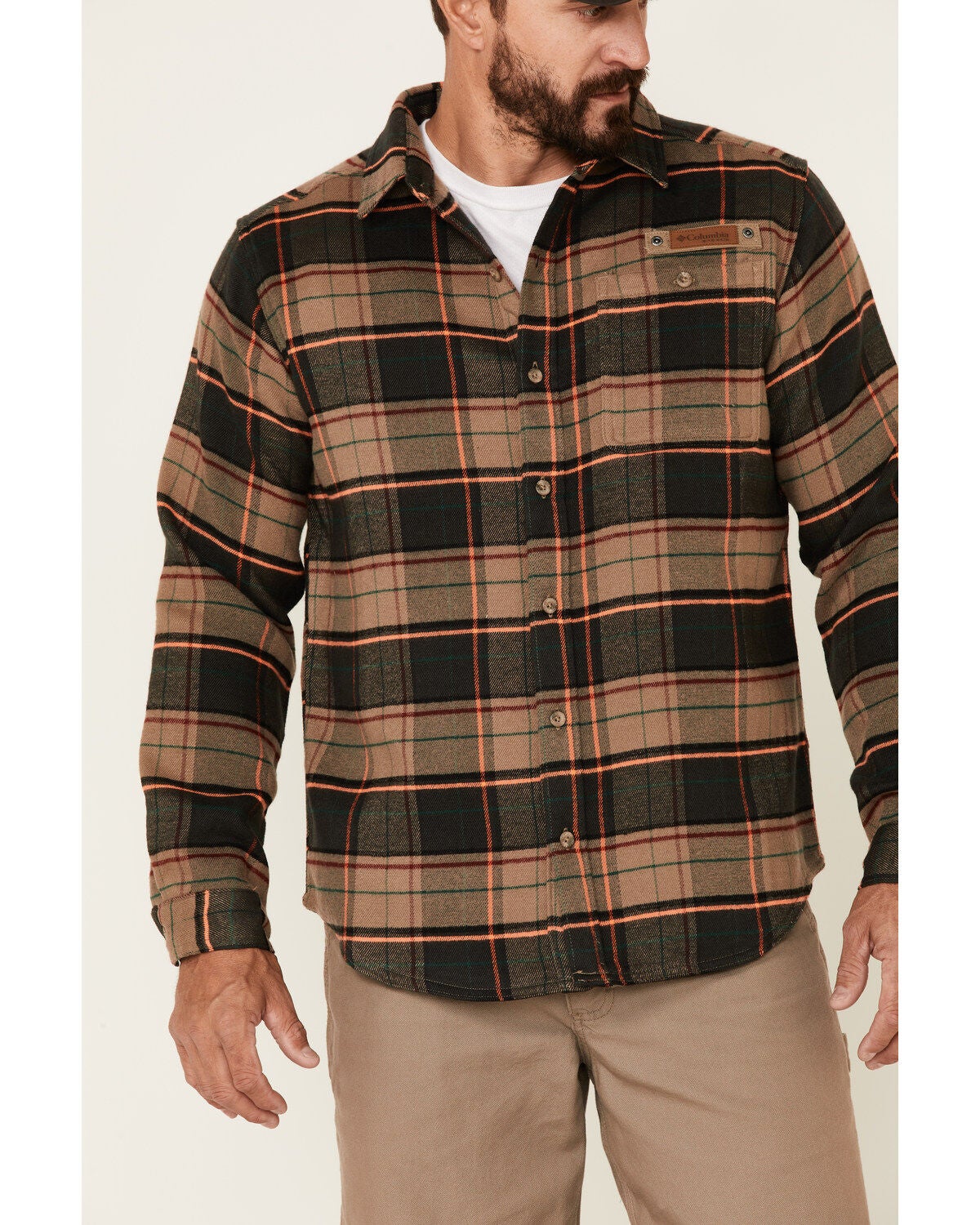 Men's Columbia Roughtail Field Heavyweight Flannel Shirt