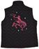Image #1 - Cowgirl Hardware Girls' Rodeo Quilted Vest, Black, hi-res