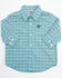Image #1 - Cinch Infant Boys' Printed Long Sleeve Button-Down Western Shirt, Blue, hi-res