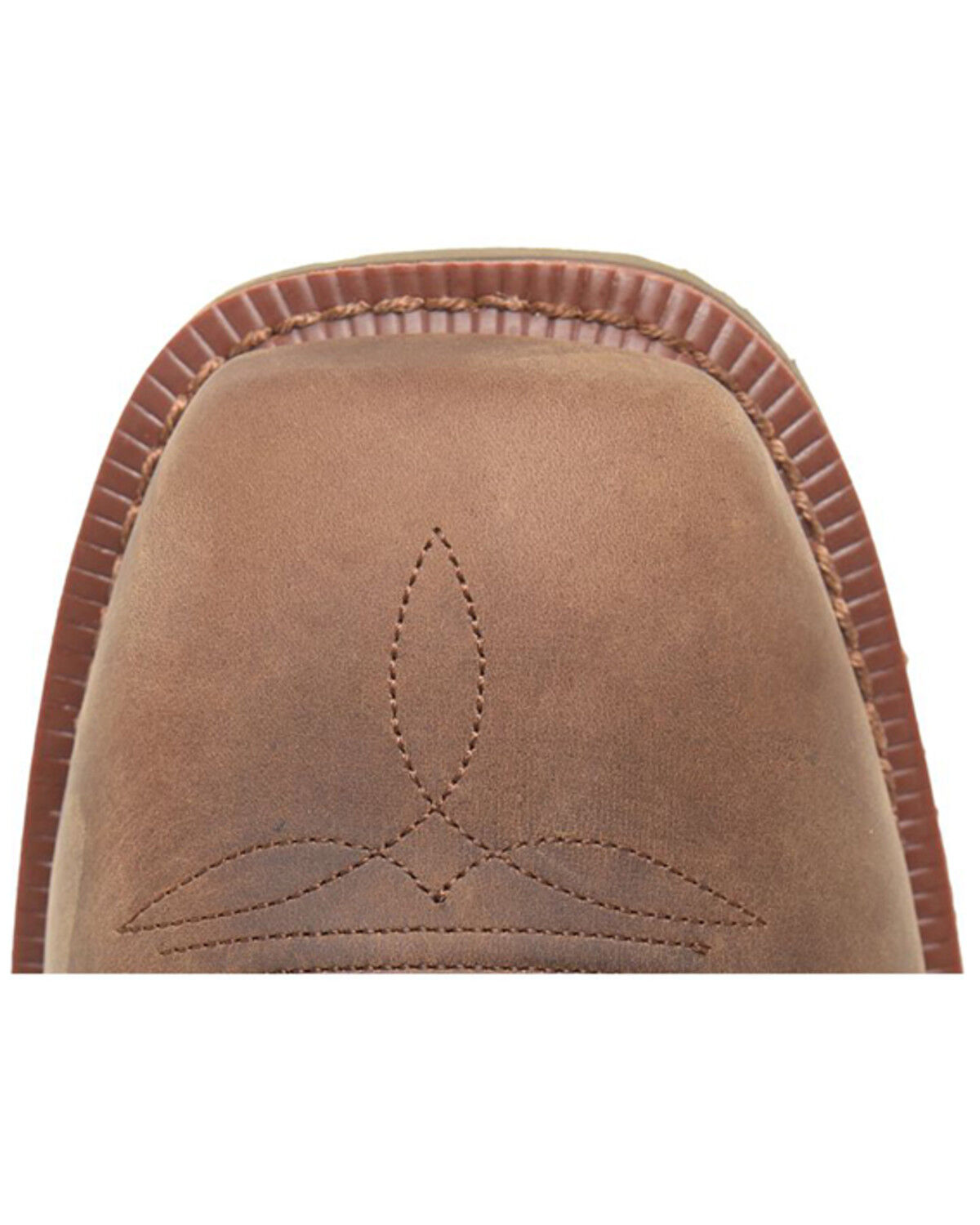 Image #6 - Double H Men's 11" Wide Square Composite Western Work Boots, Brown, hi-res