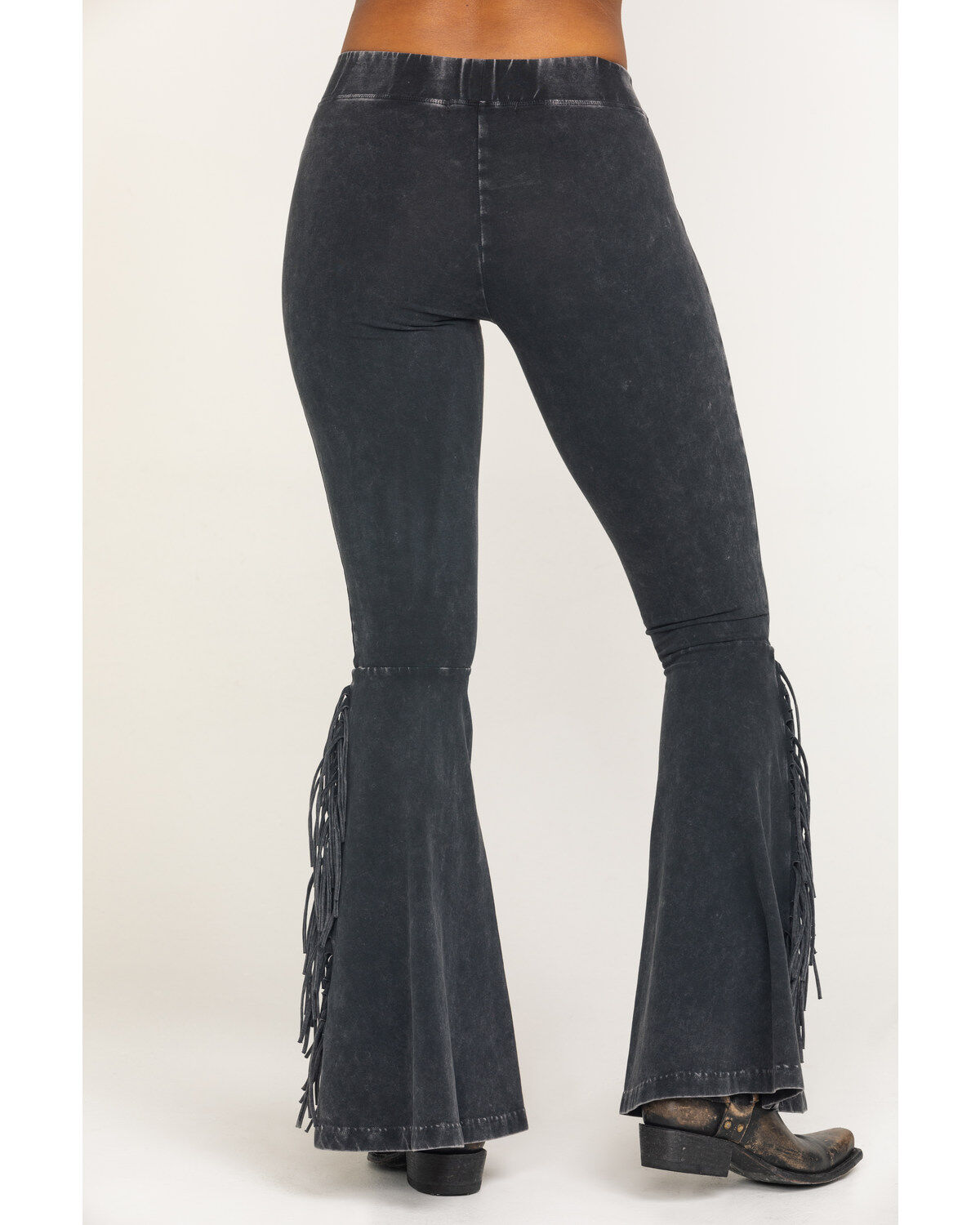 black cowgirl pants