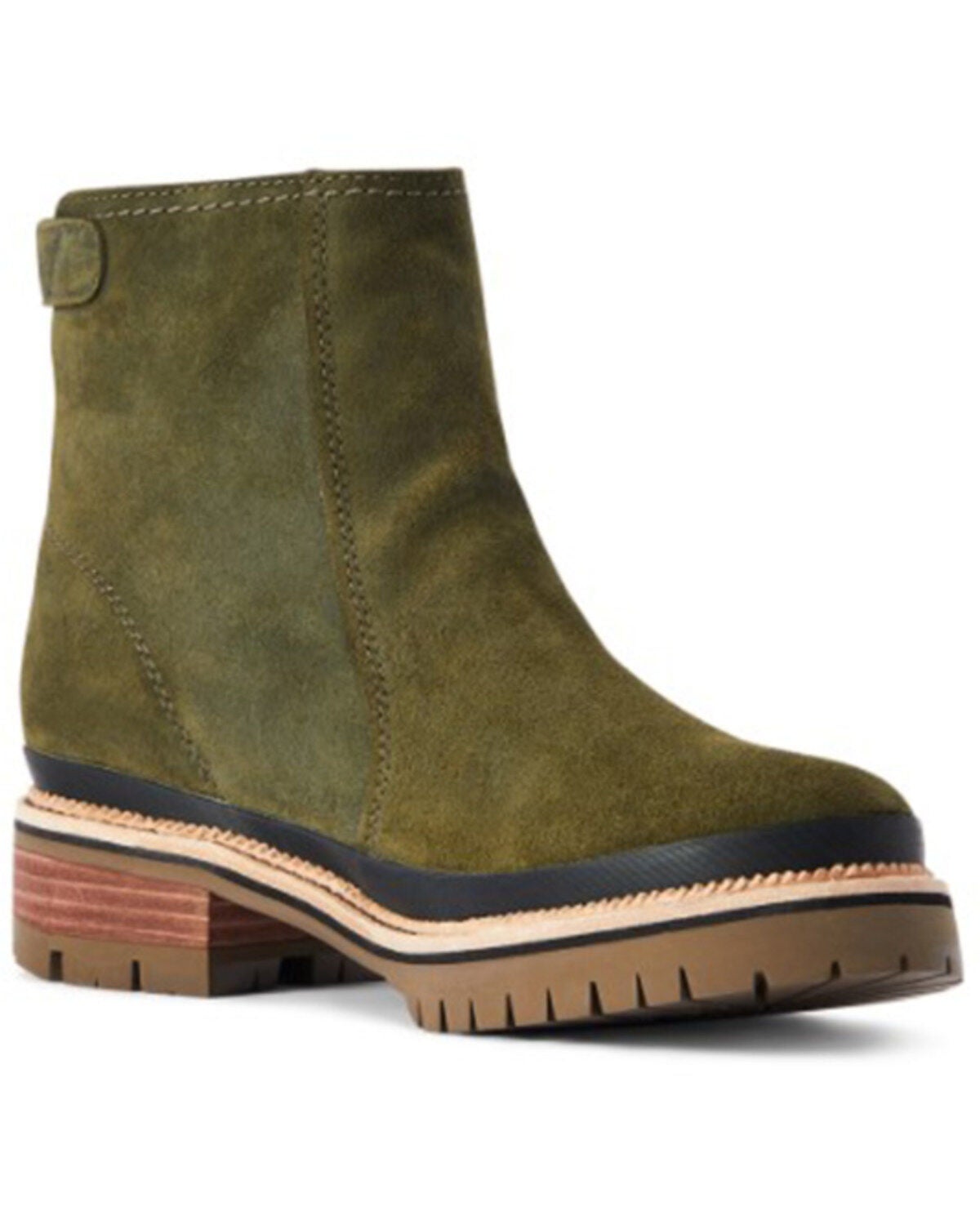 Ariat Women's Leighton Waterproof Zipper English Riding Boots - Round Toe, Green, hi-res