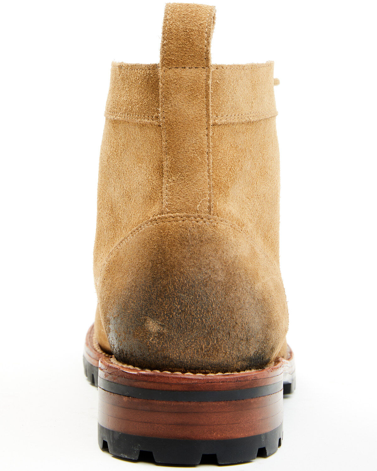 Image #5 - Brothers and Sons Men's Countryman Suede Casual Boots - Round Toe, Tan, hi-res