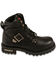 Image #2 - Milwaukee Leather Men's 6" Side Buckle Boots - Round Toe, Black, hi-res
