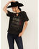 Image #2 - Idyllwind Women's Ride 'Em Cowgirl Short Sleeve Graphic Tee, Black, hi-res