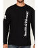 Image #3 - Smith & Wesson Men's Logo Long Sleeve T-Shirt , , hi-res
