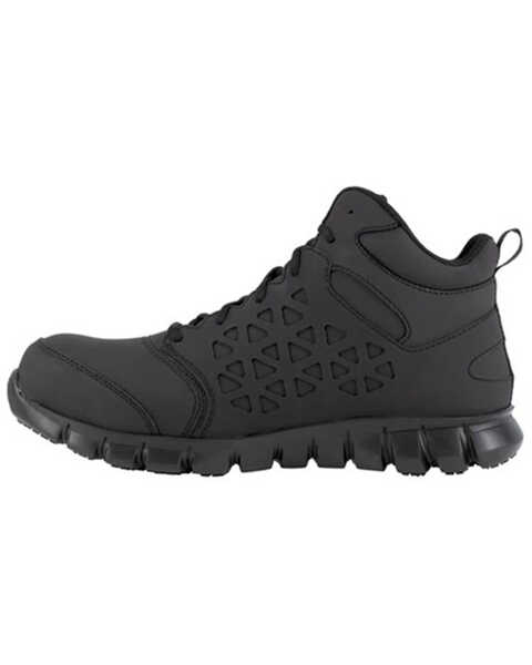 Image #3 - Reebok Men's Sublite Work Shoes - Composite Toe, Black, hi-res