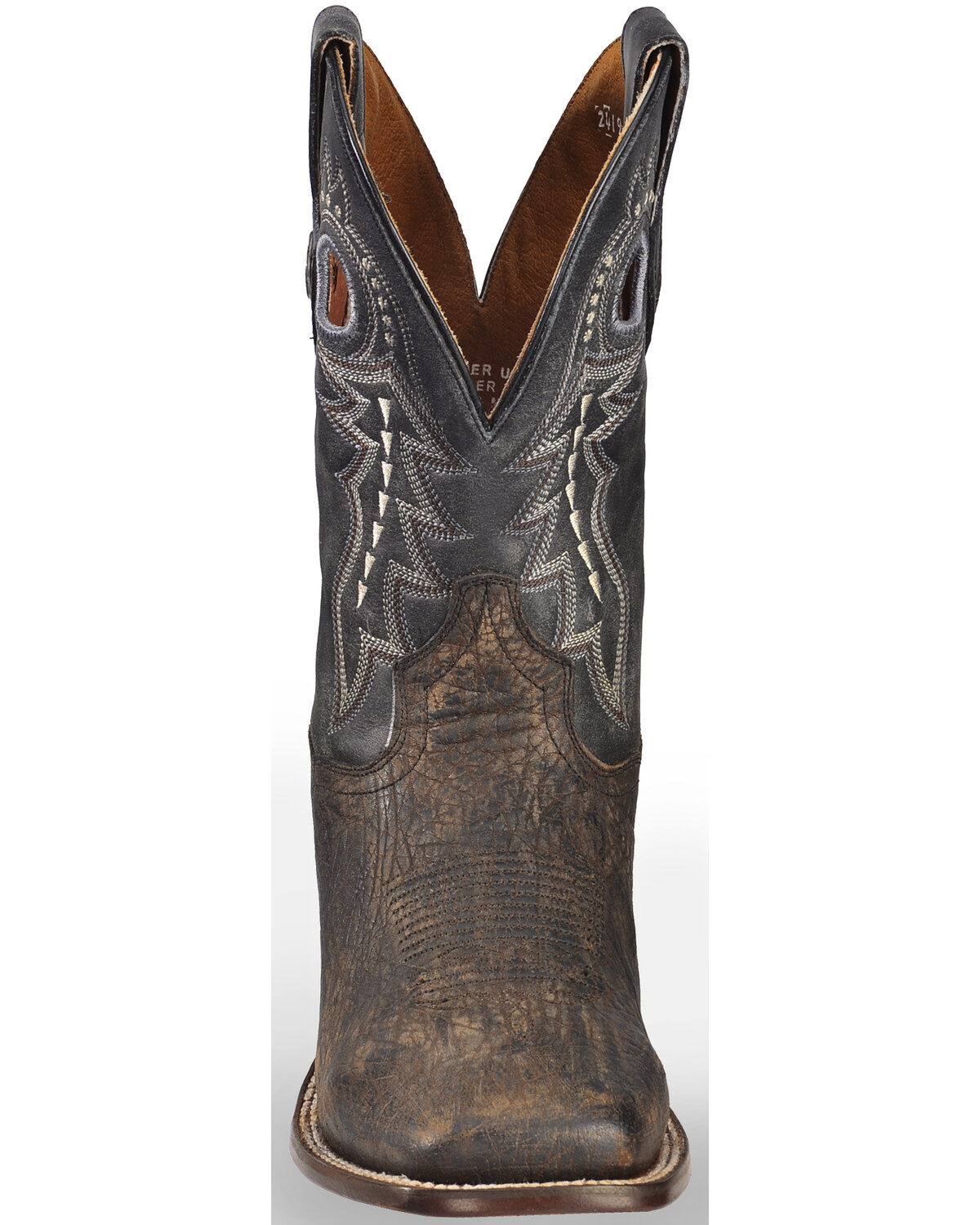 Image #4 - Dan Post Men's Badlands Distressed Leather Cowboy Boots - Square Toe , , hi-res