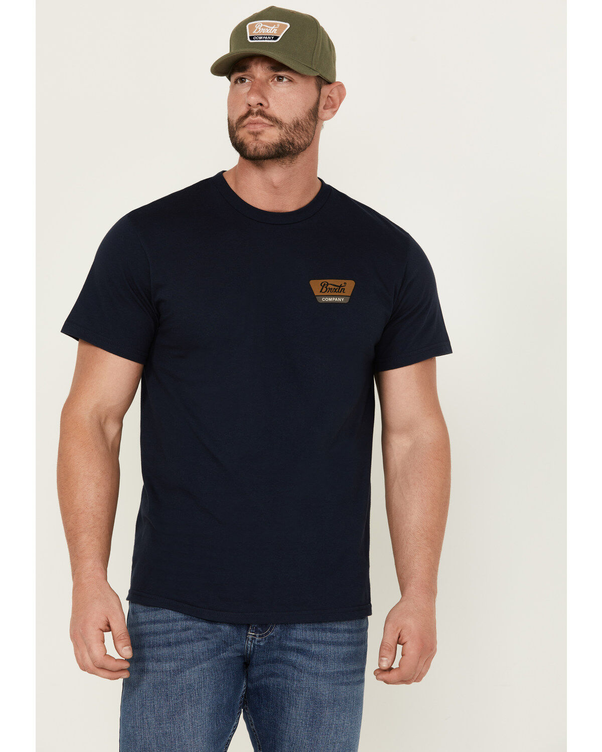 Image #2 - Brixton Men's Linwood Logo Short Sleeve Graphic T-Shirt, , hi-res