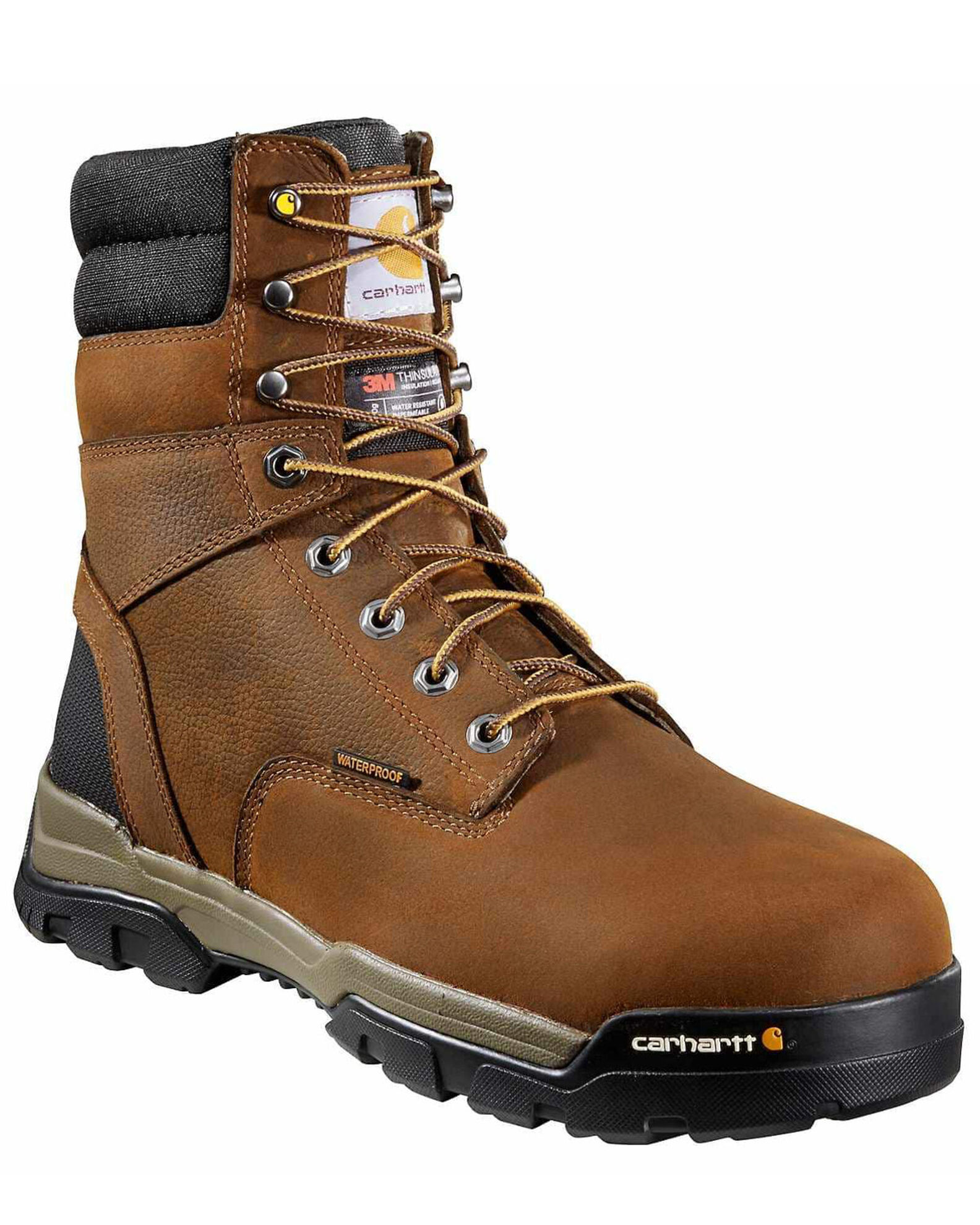 Carhartt top construction boots