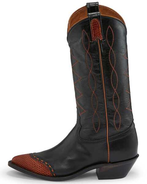 Image #2 - Tony Lama Women's Emilia Western Boots - Pointed Toe, Black, hi-res
