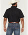 Image #4 - Cody James Men's Basic Solid Short Sleeve Button-Down Stretch Western Shirt - Big, Black, hi-res