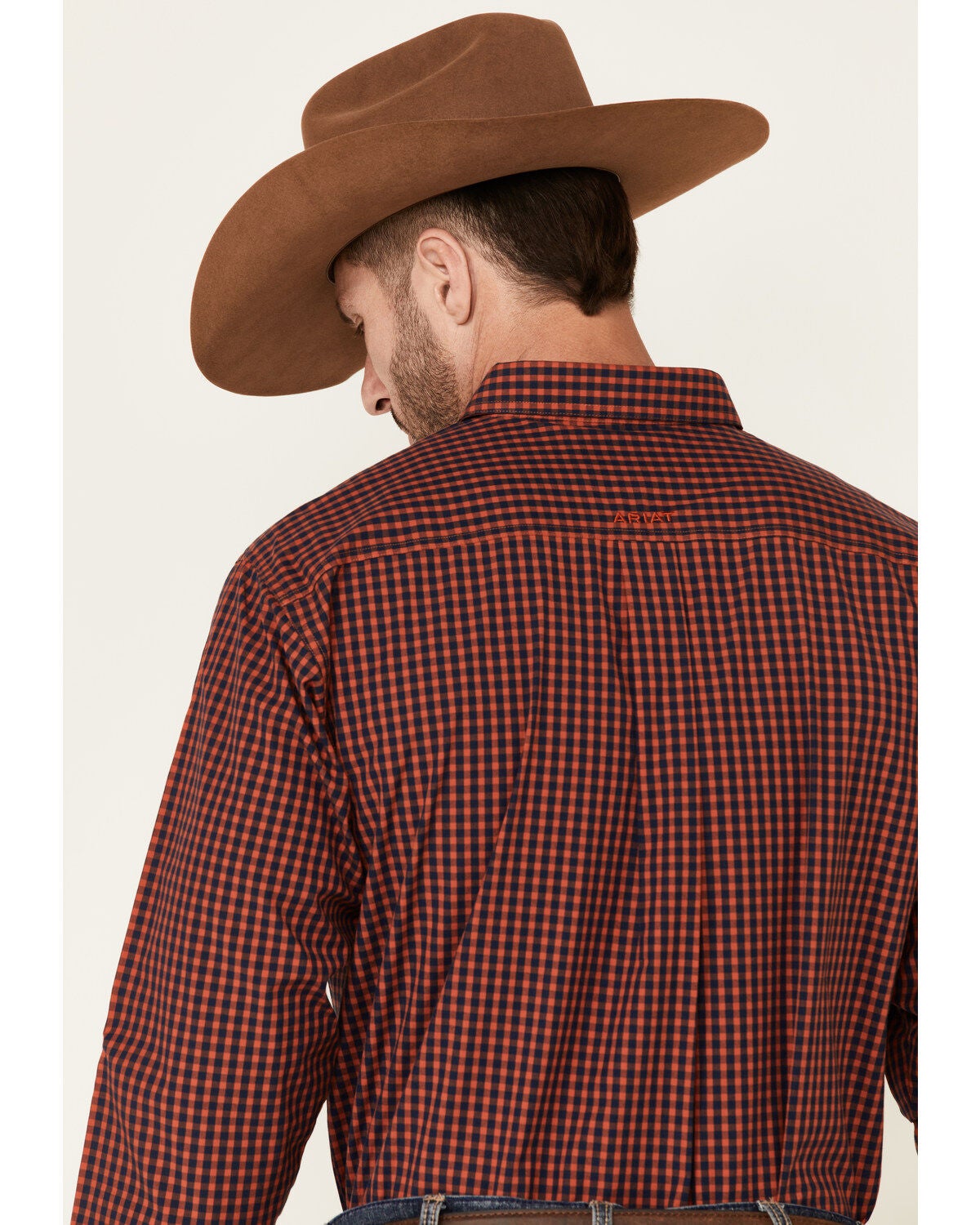 Image #5 - Ariat Men's Paco Check Plaid Long Sleeve Button Down Western Shirt, , hi-res