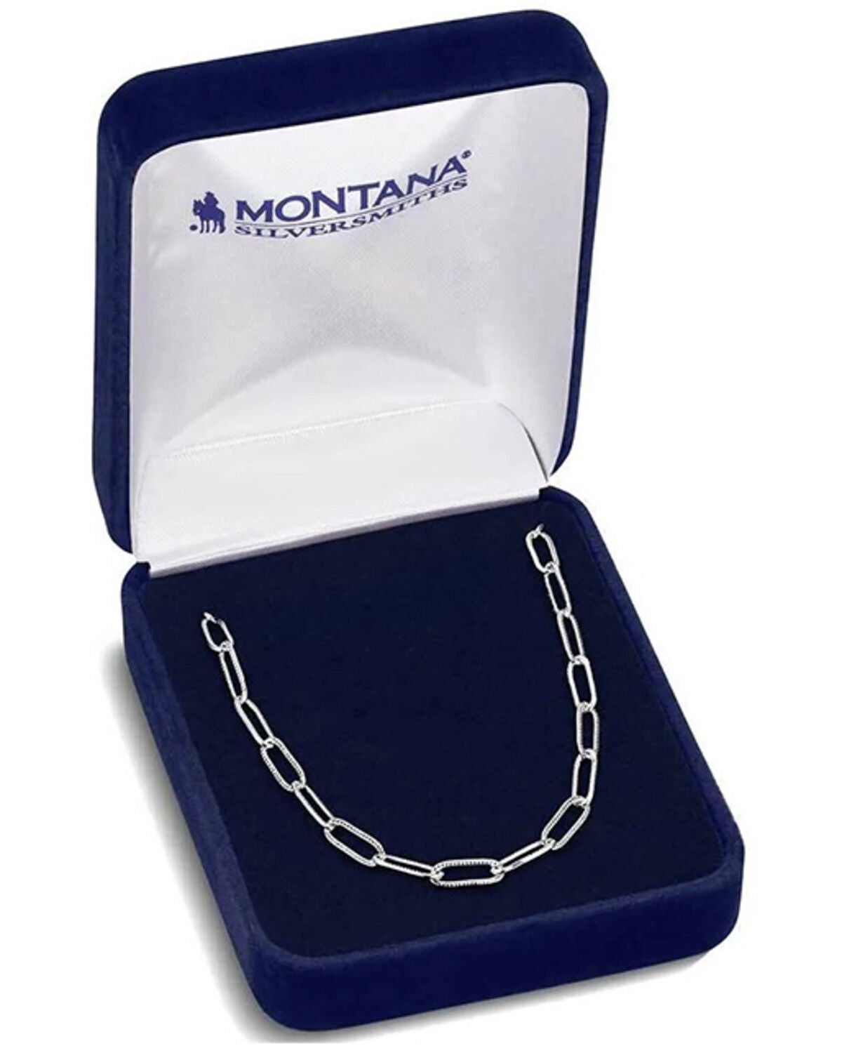 Image #3 - Montana Silversmiths Women's Paperclip Chain Necklace, Silver, hi-res
