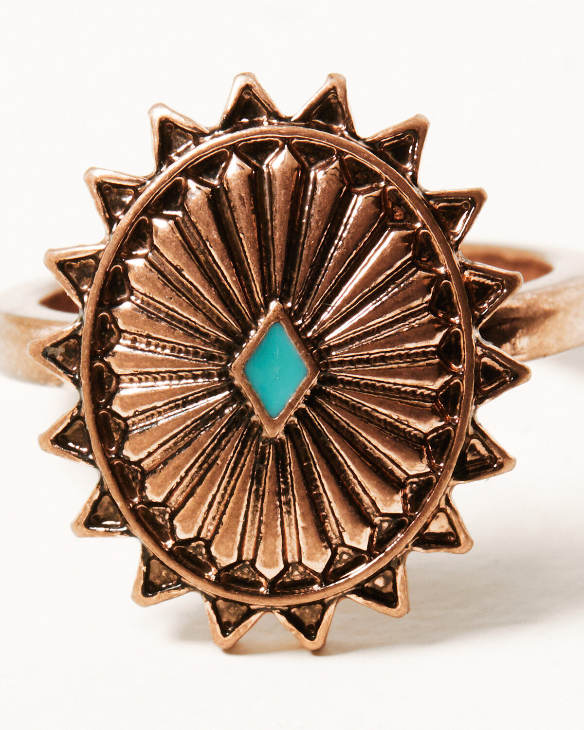 Image #4 - Shyanne Women's Copper Concho & Longhorn Earring Set, Rust Copper, hi-res
