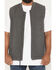 Image #3 - Hawx Men's Union Sherpa Lined Fleece Vest, Charcoal, hi-res