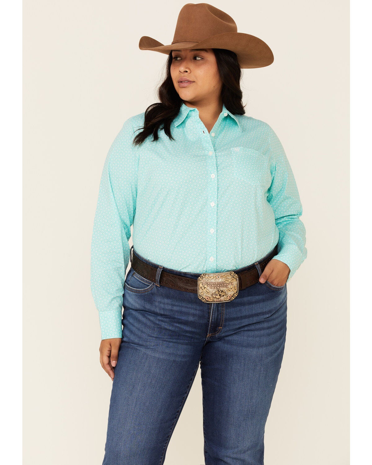 plus size western shirts