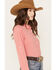 Ariat Women's VentTEK Checkered Print Long Sleeve Button Down Stretch Western Shirt, Red, hi-res