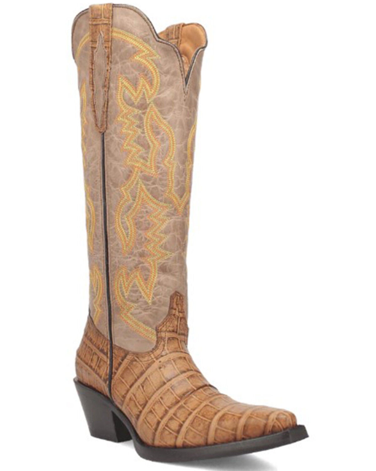 Dingo Women's Matilda Tall Western Boots - Snip Toe, Brown, hi-res