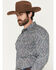 Image #2 - Gibson Trading Co Men's Paisley Power Paisley Print Long Sleeve Snap Western Shirt - Tall, Multi, hi-res