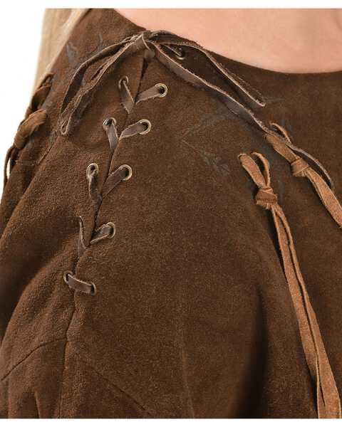 Image #4 - Kobler Leather Picachu Fringe Shirt, Acorn, hi-res
