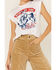 Image #3 - Rodeo Quincy Women's Born In The USA Graphic Short Sleeve Muscle Tee , , hi-res