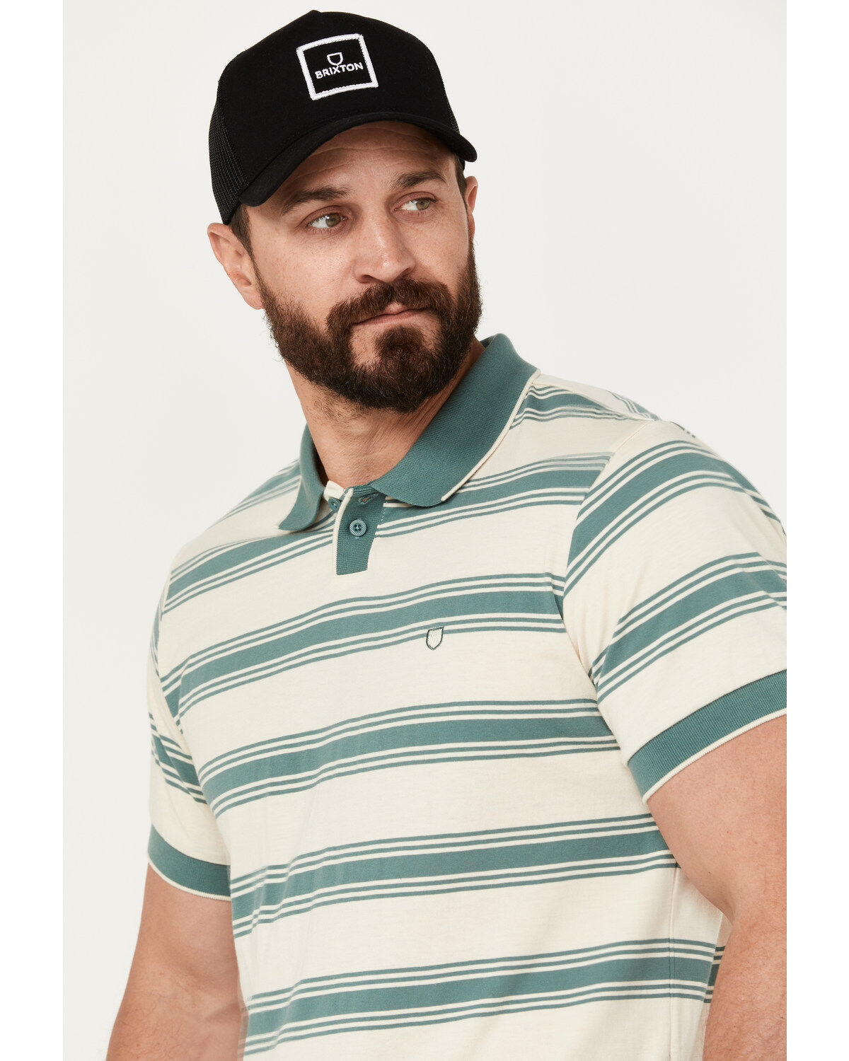 Image #2 - Brixton Men's Proper Polo, Green, hi-res