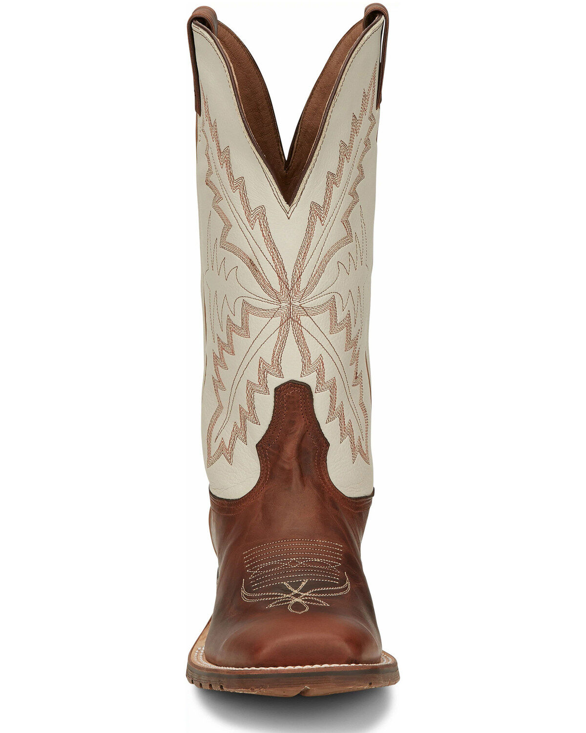 Image #5 - Tony Lama Men's Antonio Western Boots - Broad Square Toe, Brown, hi-res