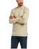 Image #1 - Ariat Men's FR Solid Base Layer Long Sleeve Work T-Shirt, Beige/khaki, hi-res